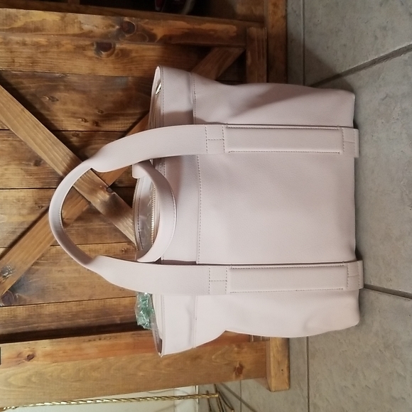 a new day Handbags - Blush Leather Handbag